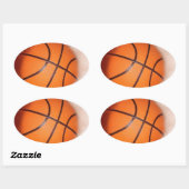 Basketball Ovale Sticker (Vel)