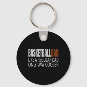 Basketball pa Basketballdad als een gewone pa Bu Sleutelhanger