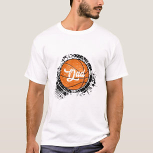 Basketball Pap  Basketball Family Matting T-shirt