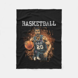 Basketball Pap Fleece Deken