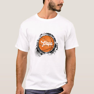 Basketball Papa  Basketball Family overeenstemmend T-shirt