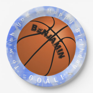 Basketball Paper Bord Birthday Theme HAMbyWG