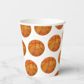 Basketball Papieren Bekers (Achterkant)