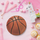 Basketball Papieren Bordje (Feest)