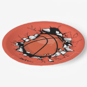 Basketball Papieren Bordje (Gekanteld)
