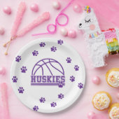 Basketball  papieren bordje (Feest)