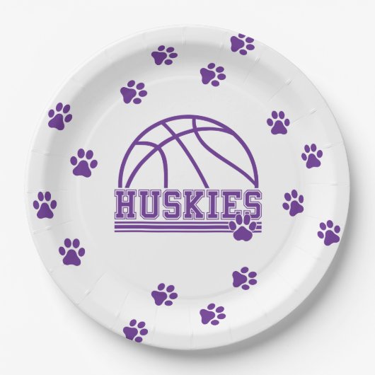 Basketball  papieren bordje (Voorkant)