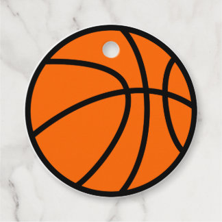 Basketball Party Favor Label, Birthday Label