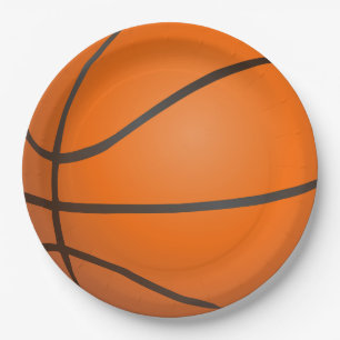 Basketball Party Paper Borden Papieren Bordje