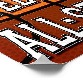 Basketball Party WELCOME ALL-STARS Sign Print (Hoek)