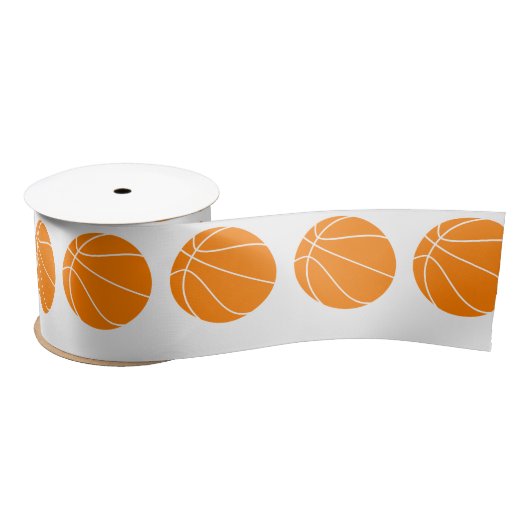 Basketball-patroon satijn-lint lint (Spoel)