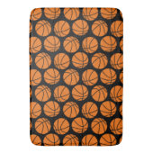 Basketball Pattern Bath Mat (Voorkant Verticaal)