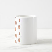 Basketball Pattern Coffee Mug (Centre)