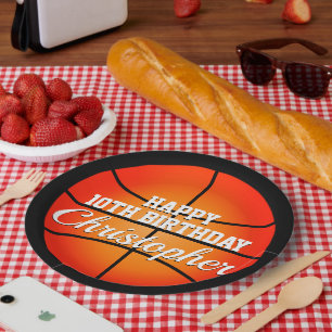 Basketball Personalized Birthday Paper Bord