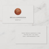 Basketball - Persoonlijk Visitekaartje (Voorkant / Achterkant)