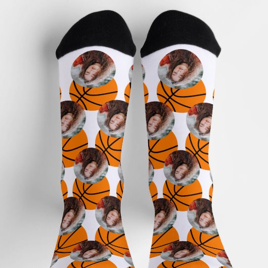 Basketball Photo Template Sokken (Top)