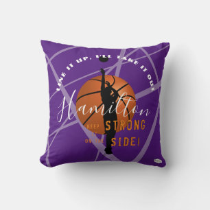 Basketball Pillow HAMbyWG Paars Kussen