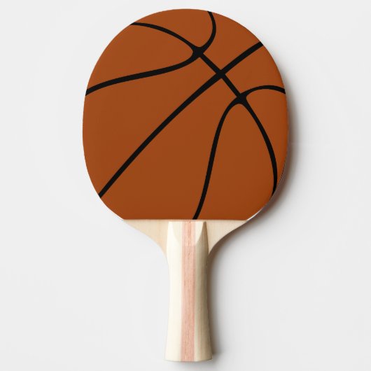 Basketball Ping Pong Paddle Tafeltennisbatje (Voorkant)
