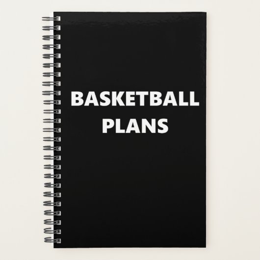 Basketball Planner Sports Thème Basketball Plans (Devant)