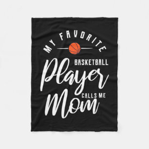 Basketball Player belt me mama Fleece Deken