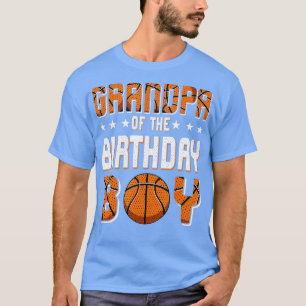 Basketball Player Birthday opa van de verjaardag T-shirt