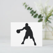 Basketball Player Briefkaart (Staand voorkant)