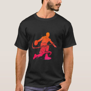 Basketball Player Coach Dribbling Kinder jongens M T-shirt