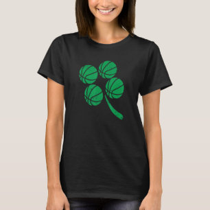 Basketball Player Coach Shamrock St Patricks Day I T-shirt