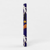 Basketball Player Custom Name Number Navy Blue Case-Mate iPhone Case (Achterkant/rechts)