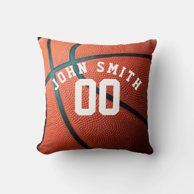 BASKETBALL PLAYER CUSTOMIZE Retro  Kussen (Voorkant)