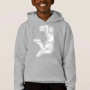 Basketball Player Doing Slam Dunk Light Design