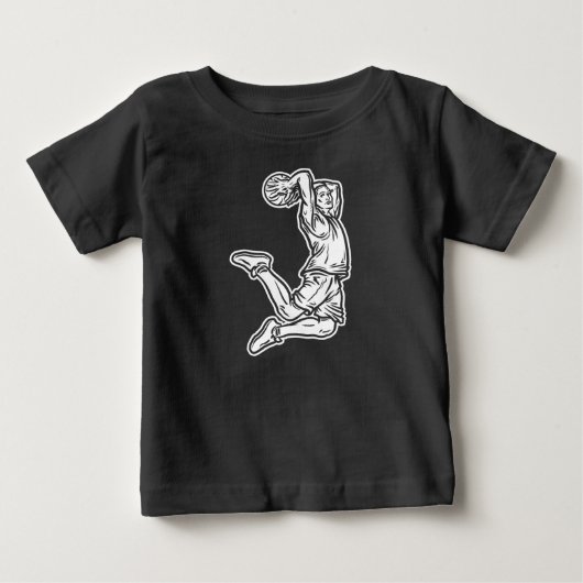 Basketball Player Doing Slam Dunk Light Design (Voorkant)