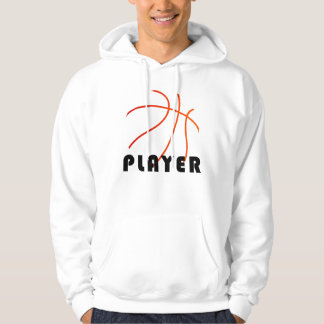 Basketball Player | Minimale moderne vormgeving Hoodie