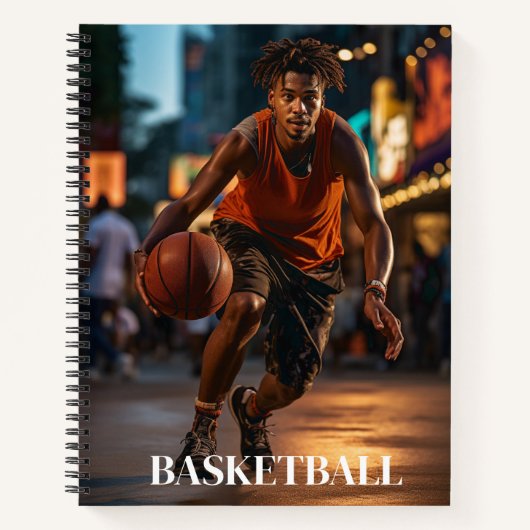 Basketball Player Notitieboek (Voorkant)