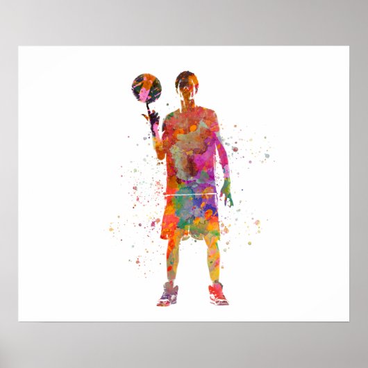Basketball player poster (Voorkant)
