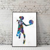 Basketball Player Poster