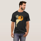 Basketball Player Retro Style Tree Basketb T-shirt (Voorkant volledig)