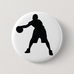 Basketball Player Ronde Button 5,7 Cm
