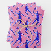 Basketball Player Slam Dunk Inpakpapier Vel (In situ)