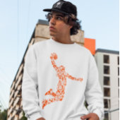 Basketball Player Slam the Ball Symbology Trui