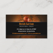 Basketball Player | Sport Coach Visitekaartje (Voorkant)