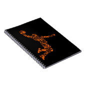Basketball Player Sports Athlete Notitieboek (Rechterzijde)