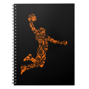 Basketball Player  Sports Athlete Notitieboek