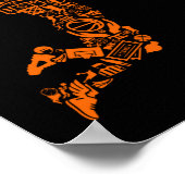 Basketball Player Sports Athlete Poster (Hoek)