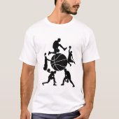Basketball player t-shirt (Voorkant)