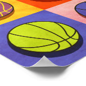 Basketball Pop Art Poster (Hoek)