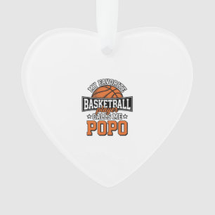 Basketball Popo Drôle Vintage Design Sportif_1