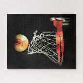 Basketball - Populaire sportkunst Legpuzzel (Horizontaal)