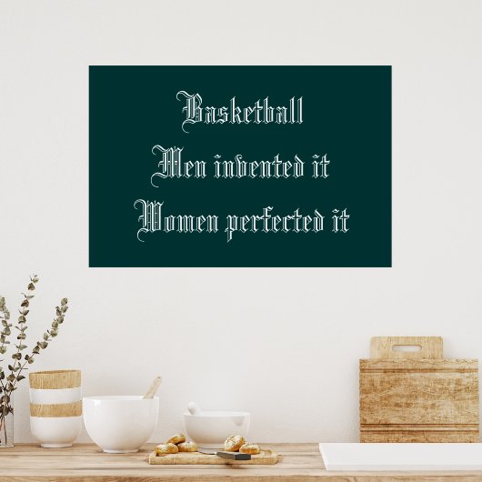 Basketball Poster (Keuken)