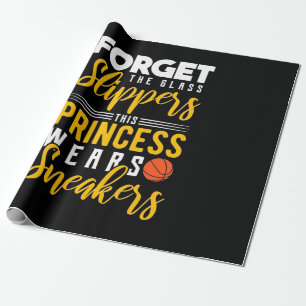 Basketball Princess Wears Sneakers Cadeaupapier